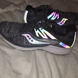 Saucony ride 10 size 8 | grey reflective